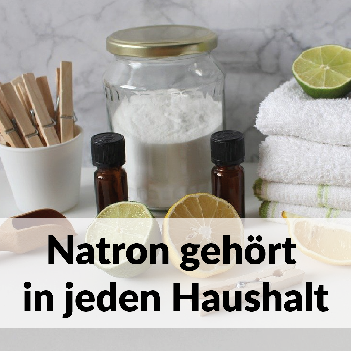 Natron als Reinigungsmittel