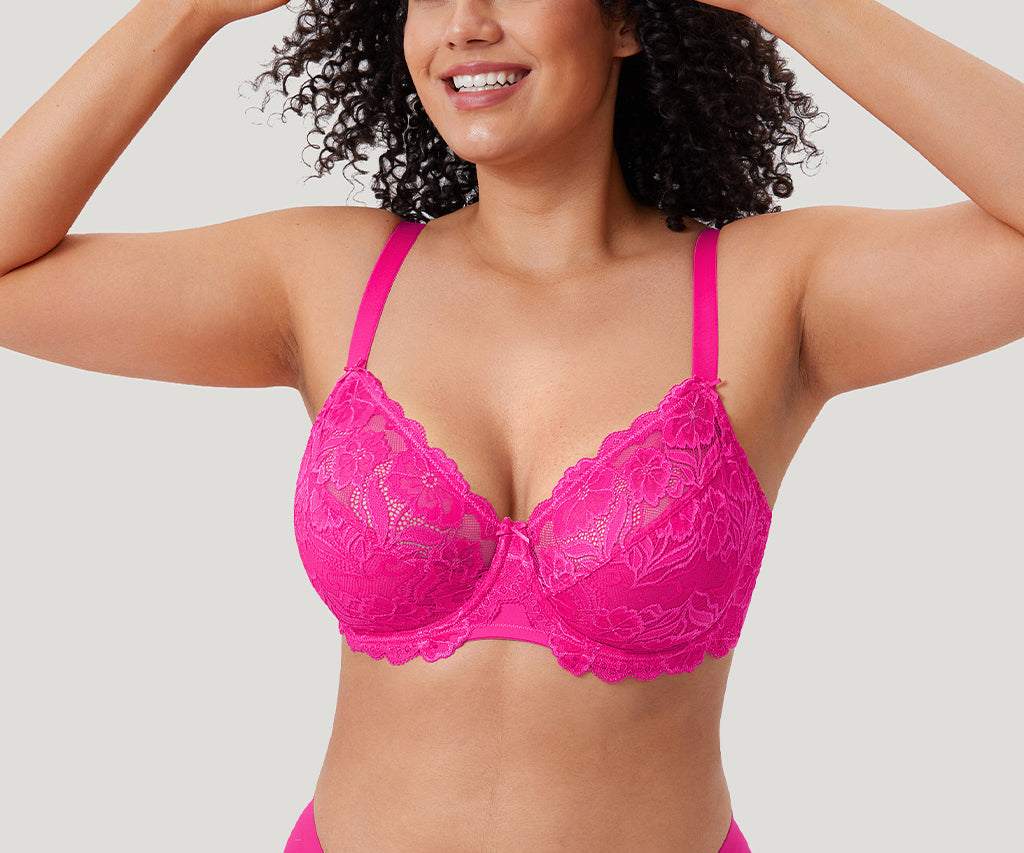 Floral Lace Underwired Bra – Delimira.us