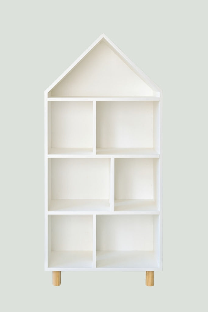 dollhouse shaped bookcase