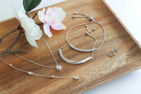 Silver Jewelry Gift Set