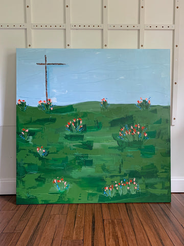 resurrection sunday easter painting