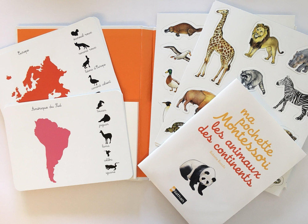 Ma pochette Montessori - Les animaux des continents, livre enfant, Editions  Nathan, 11.90€ chez – La boutique Graffiti