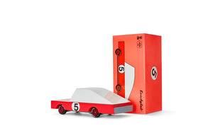 Petite voiture en bois - Candycar Rouge Racer - Candylab