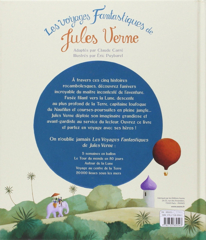 les voyages fantastiques de jules verne auzou