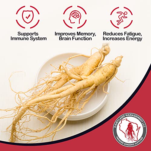 Premium American Ginseng Slices - Pure and Potent for Health and Vitality - Non-GMO - Gluten Free