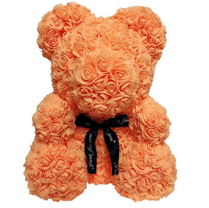 8 inch rose bear