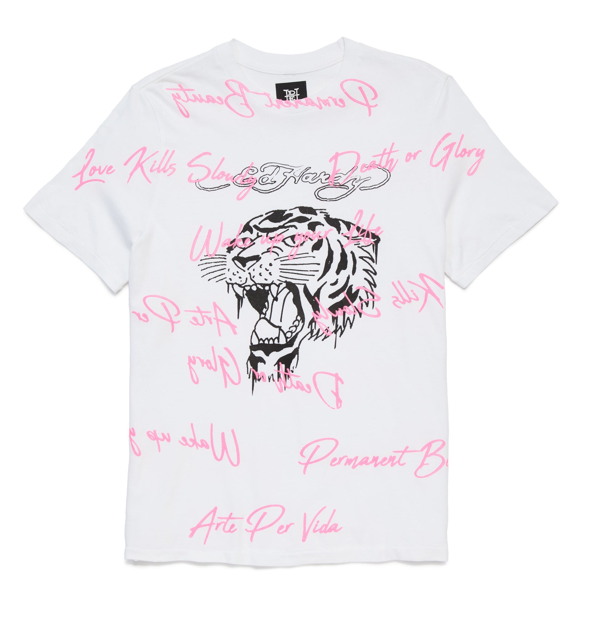 Tiger Scribble T-Shirt – edhardyoriginals