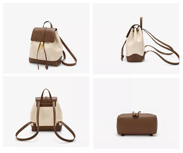 Petite stylish backpack for modern women