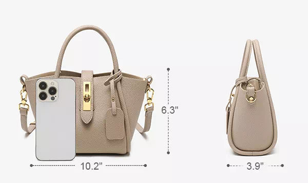 Fashionable ladies' satchel with timeless style