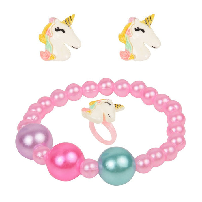 Girl's Braided Unicorn Bracelet