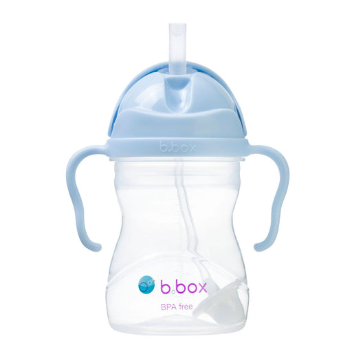 Weighted Straw Sippy Cup 240 ml - Bubblegum Light Blue