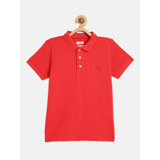 Half Sleeves - Polo T-shirt (Red)