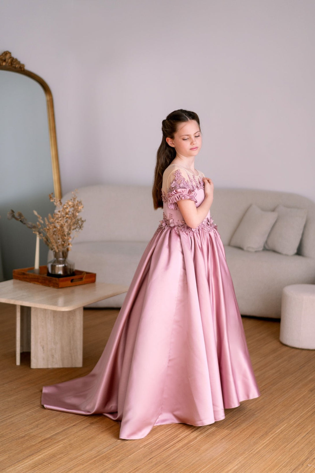 Knee Length Dusty Rose Homecoming Dresses SD1155 – Viniodress
