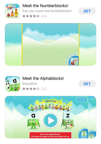 Alphablocks numberblocks app