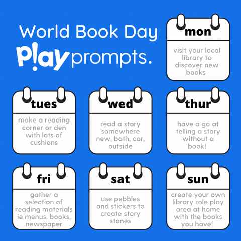 World book day playPROMPTS easy ideas