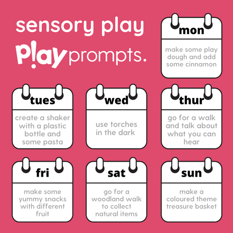 sensory activities play planner for kids