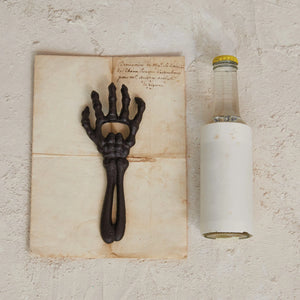 Skeleton Arm - Bottle Opener - Violets & Cream