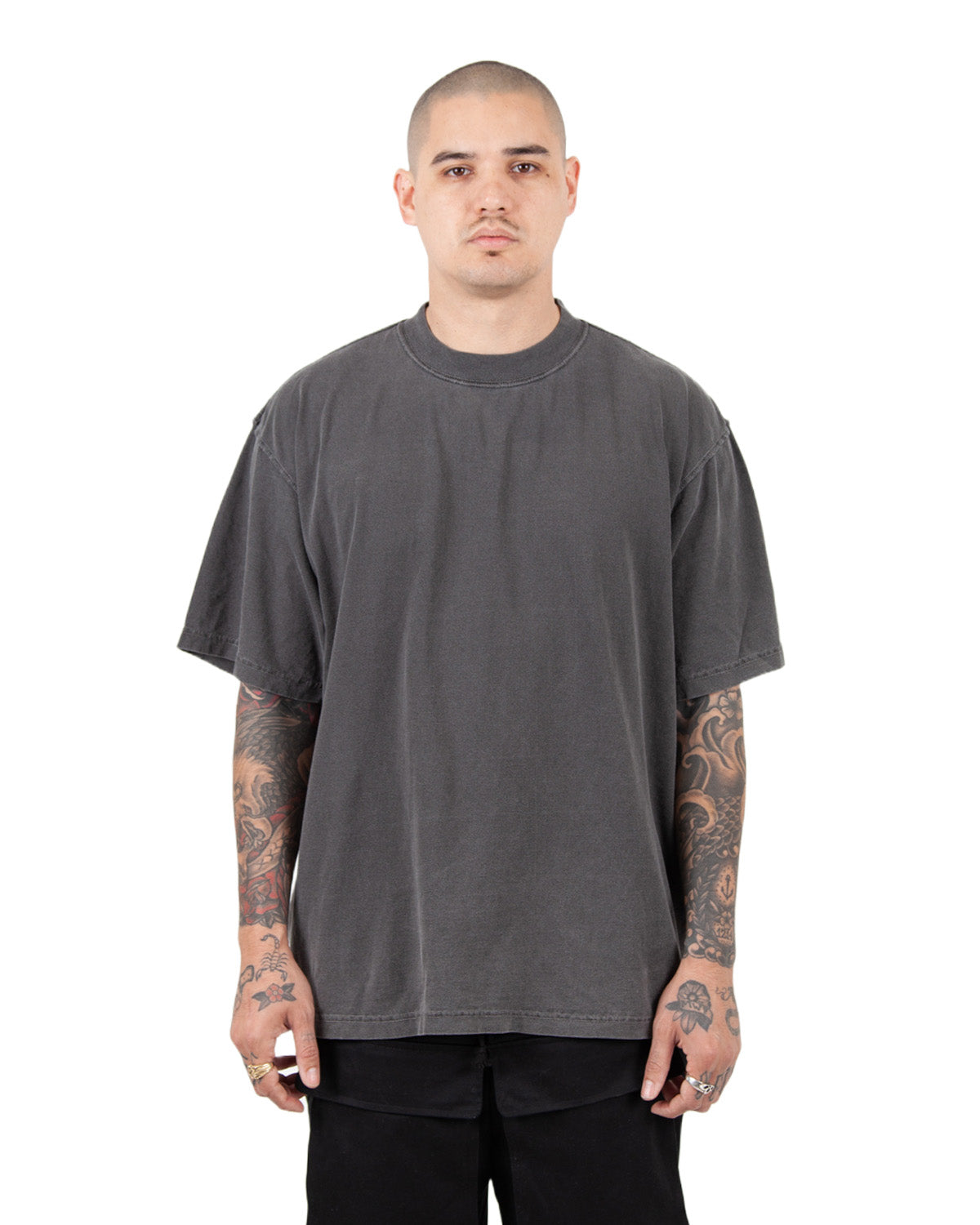 7.5 oz Garment Dye Drop Shoulder T-Shirt – Shakawear.com