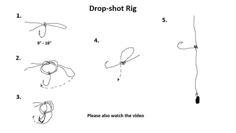 how to tie a drop shot rig Offers online OFF 60%
