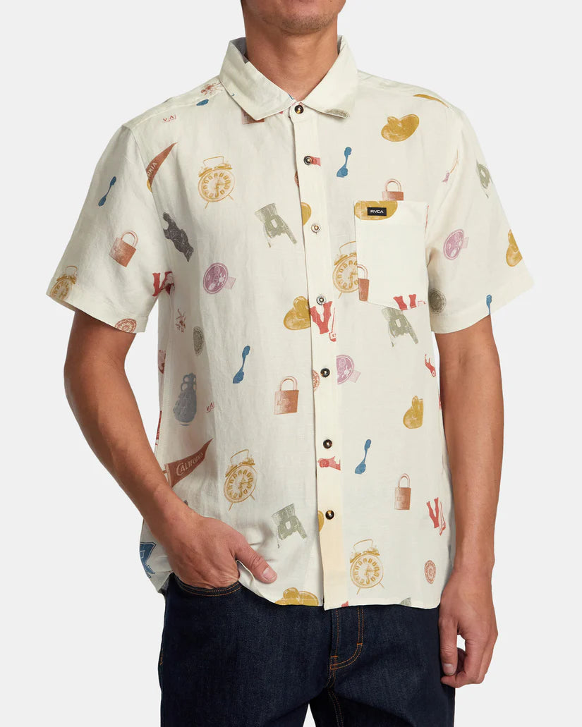 MEN SHIRTS RVCA ARTIFACTS
