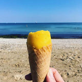 Ice cream at Gylly beach Falmouth