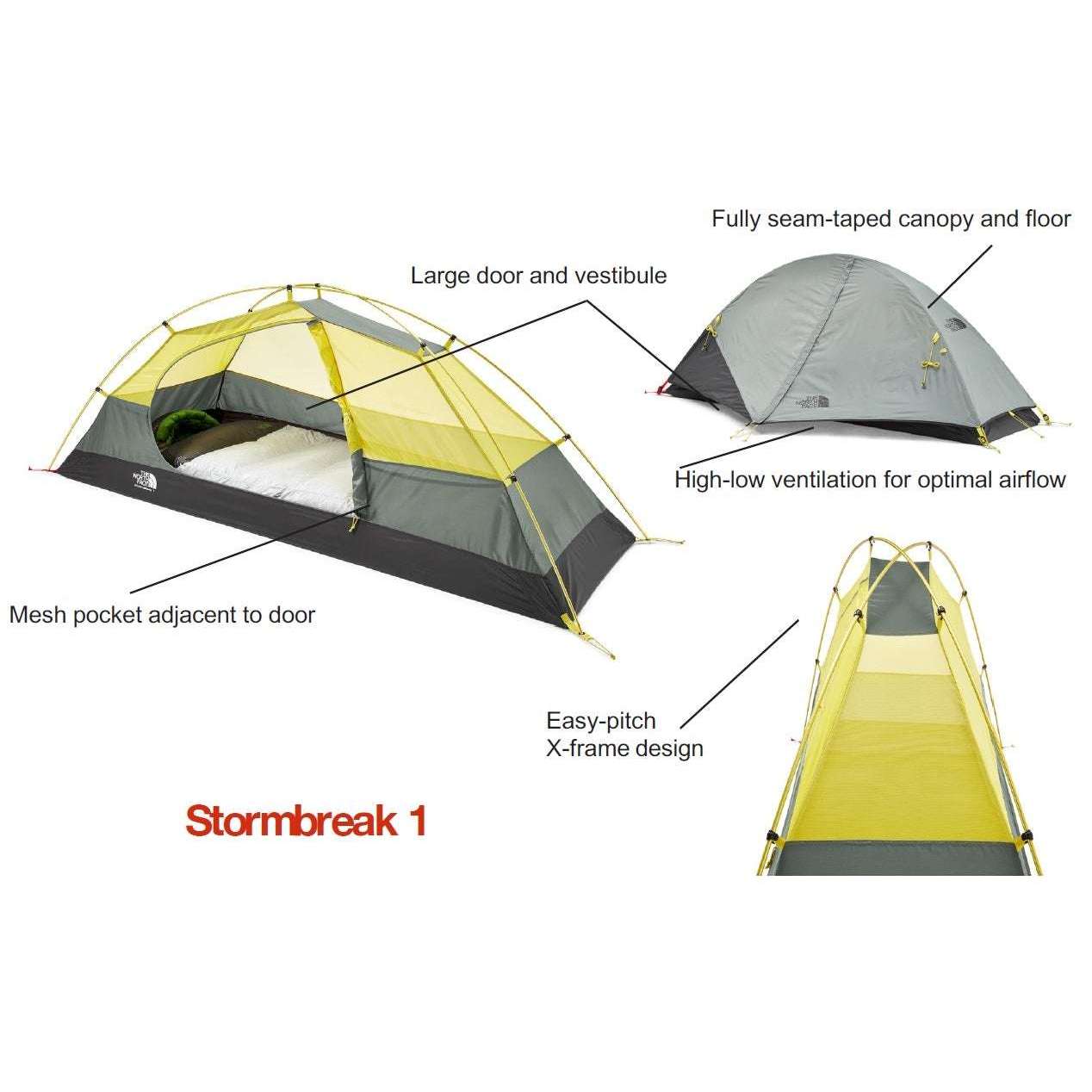North Face Stormbreak 1 Tent (1 Person/3 Season) Updated – Gear Up For Outdoors