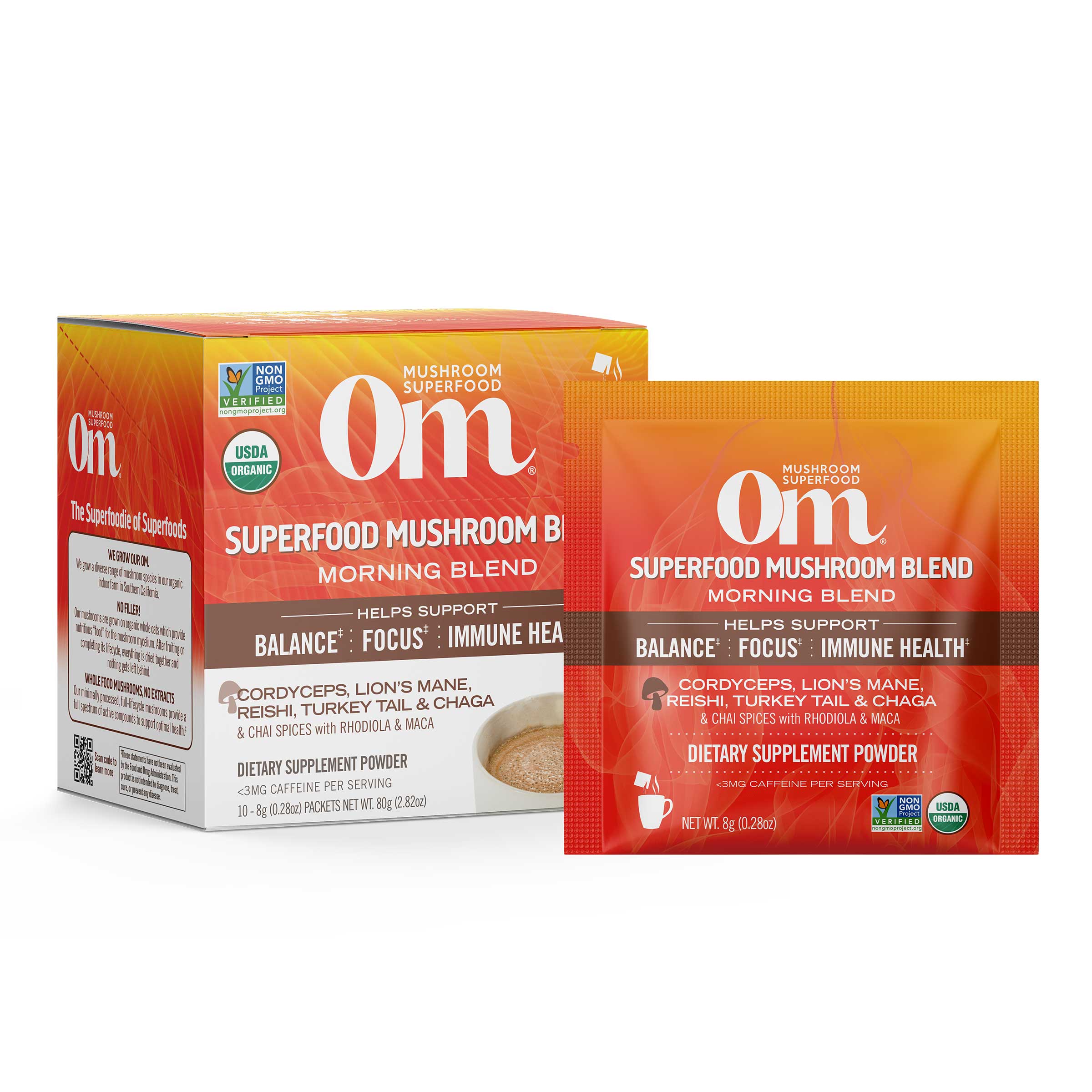 10 Servings / Single Serving Packets / Morning Energy