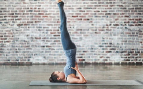 Position du guerrier posture de yoga    