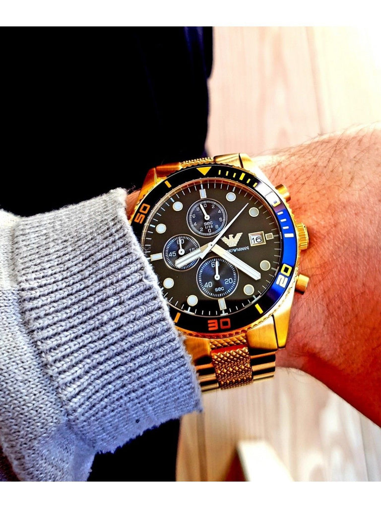 armani ar5857 gold