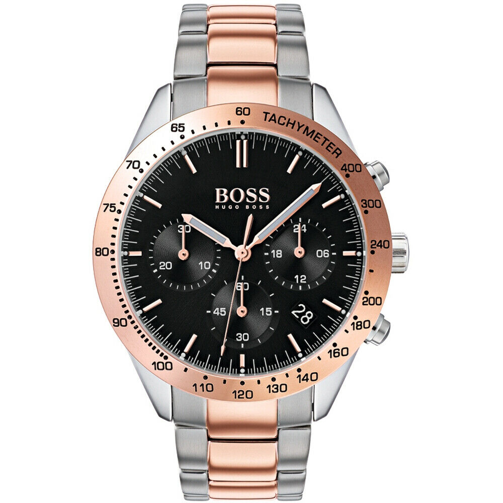 hugo boss mens watch silver