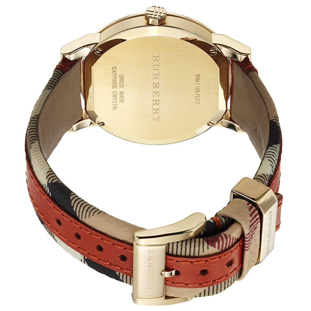 burberry watch womens orange