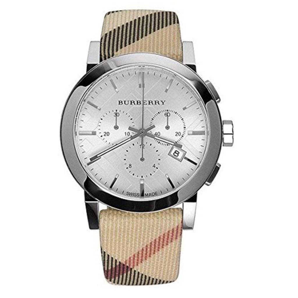 City Leather Swiss Made Mens Watch 