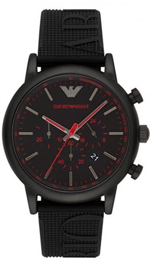 armani silicone watch