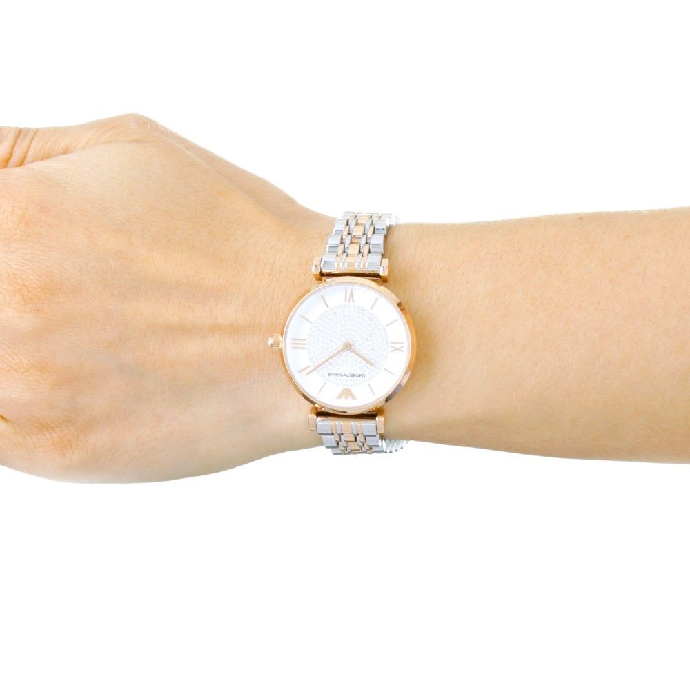 Two-Tone Stainless Steel Quartz Watch 