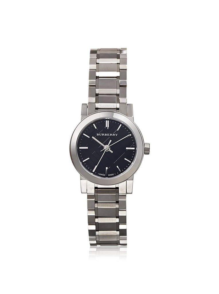 burberry silver womens watch