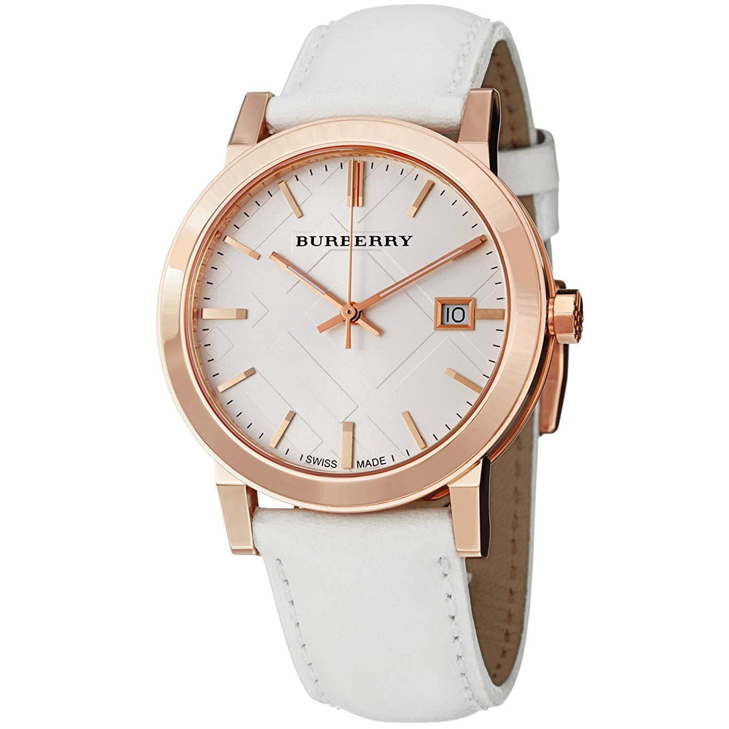 burberry white womens watch