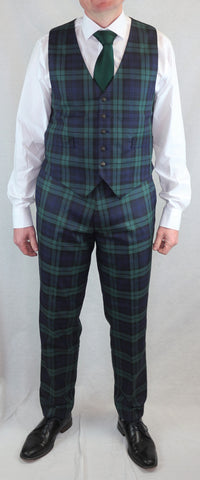 Black Watch tartan trouser and waistcoat set - Anderson Kilts