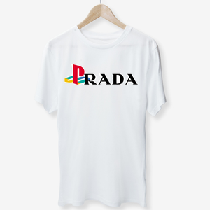 prada playstation shirt