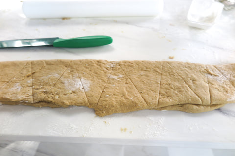 Pumkin Scones - Cortar en Triangulos - Taller Dulce Grano