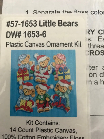 Design Works Inc counted cross stitch Bubbles set of 6 ornament kit