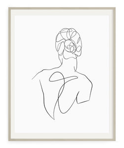 body drawing outline female