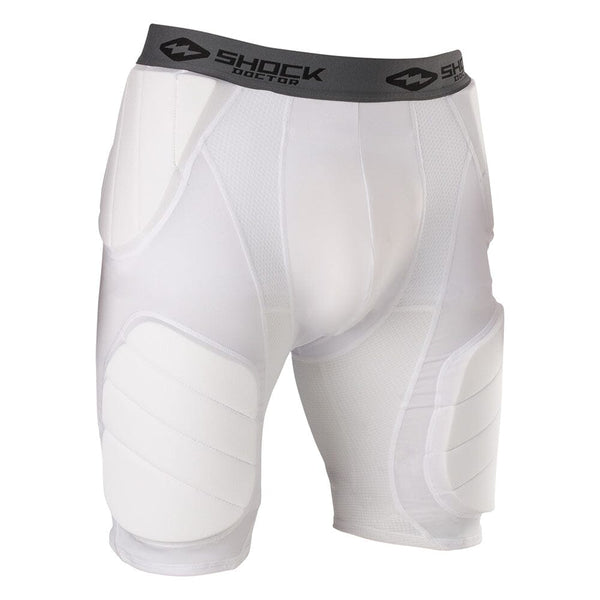 Showtime 5-Pad White Girdle | Shock Doctor