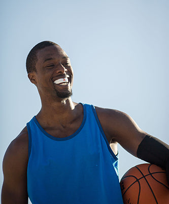 Harrison Barnes Smiling with Mouthguard