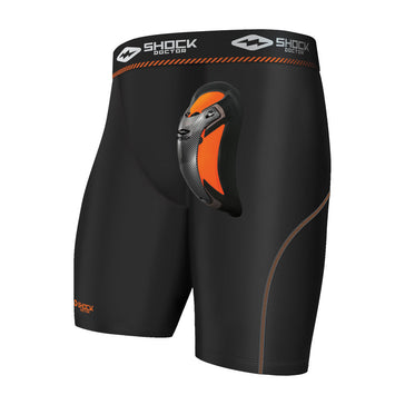 Shock Doctor Core Compression Short with Cup Pocket Black 220-01 at  International Jock