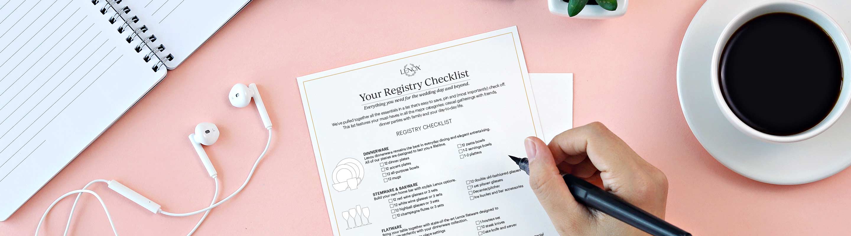 wedding registry checklist lenox www lenox com lenox corporation
