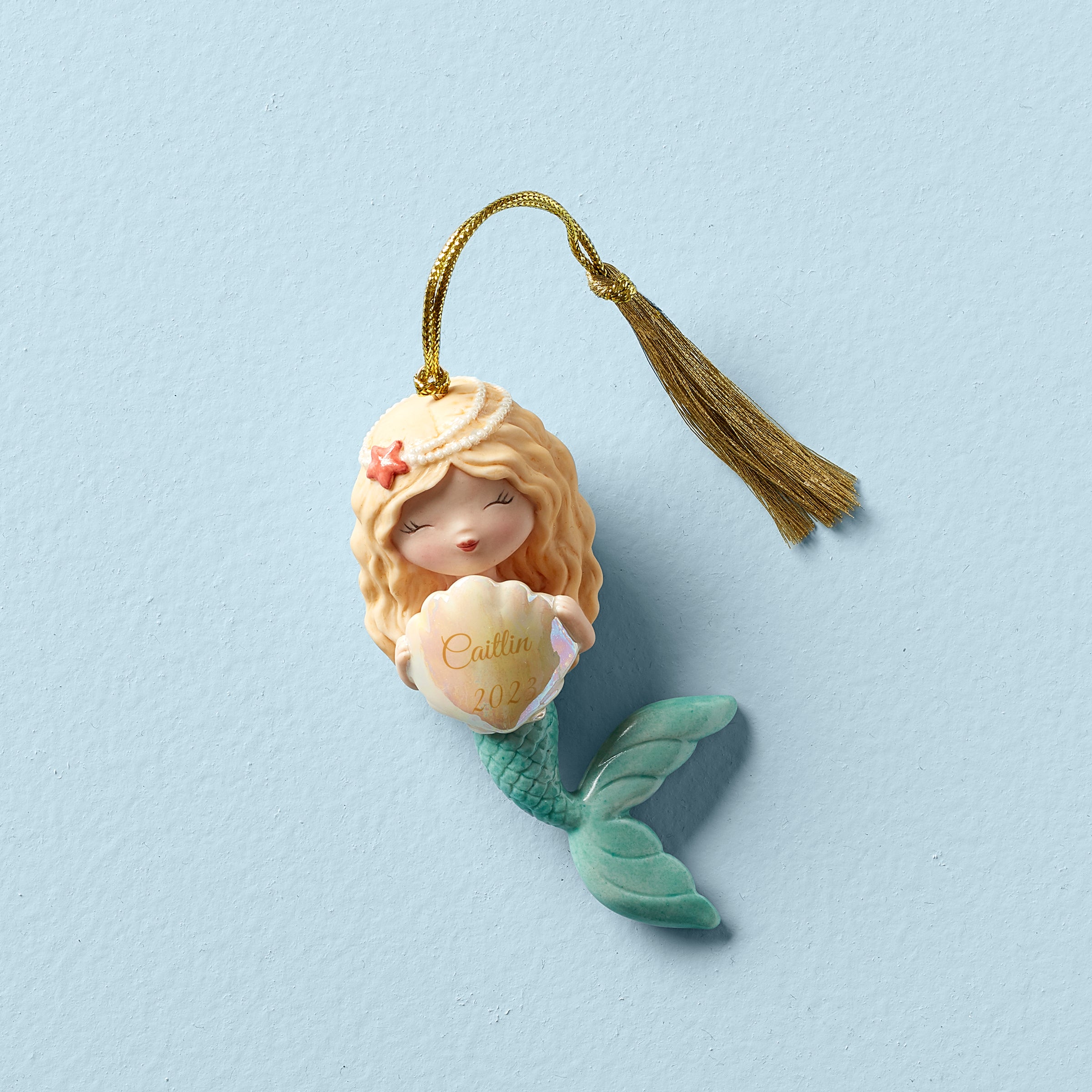 Image of Personalized Mermaid Ornament