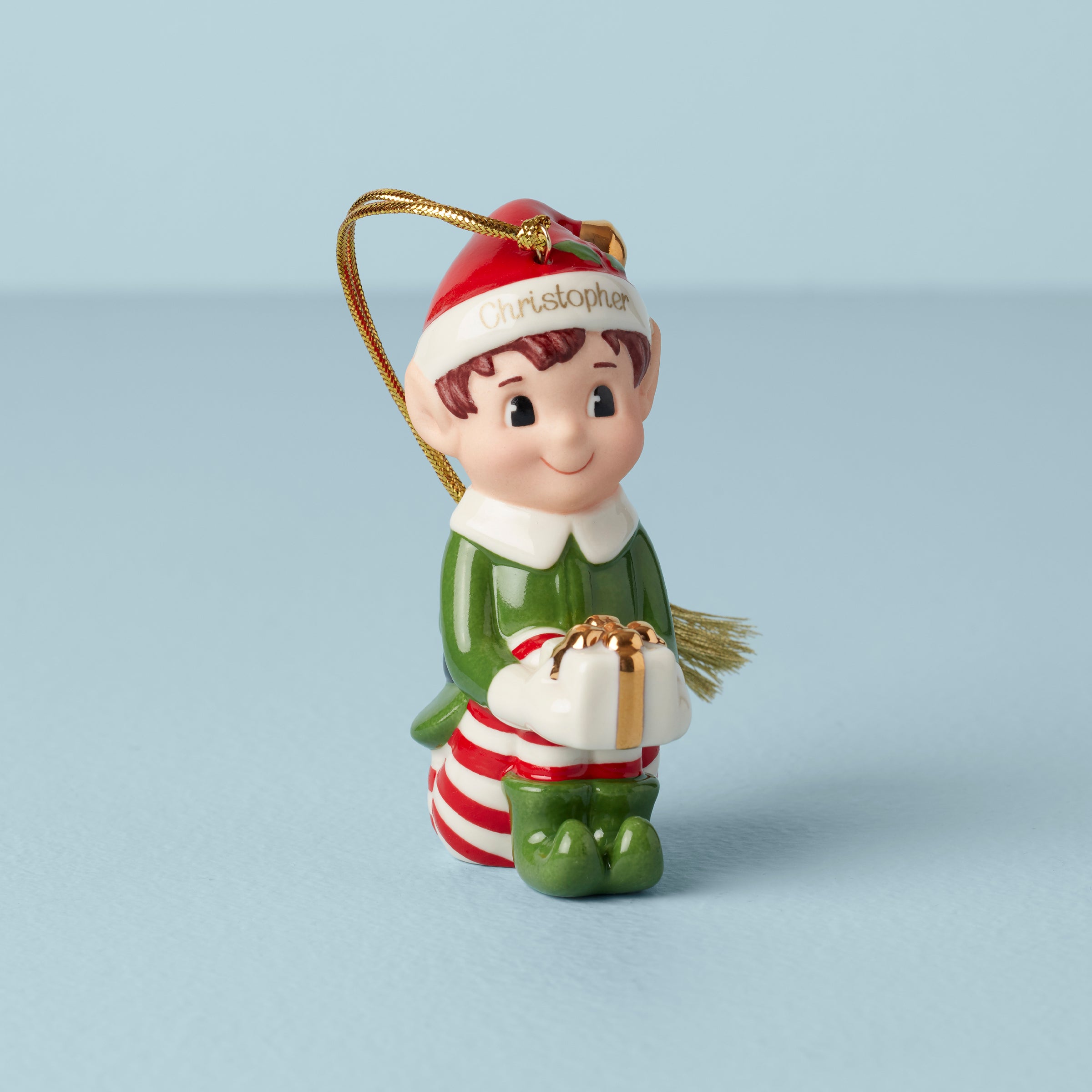  Personalized Christmas Elf Ornament