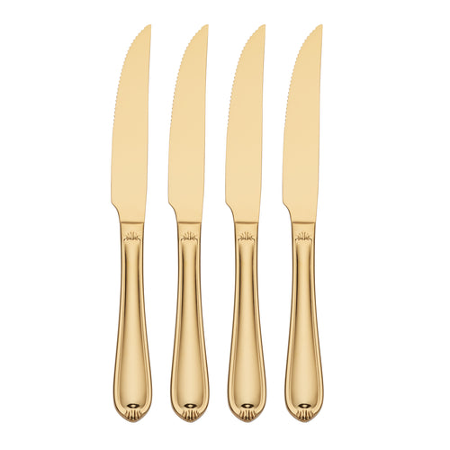 US$ 19.99 - 6-Piece Gold Steak Knife Set - m.