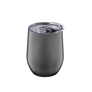 12 Oz Black Wine Tumbler