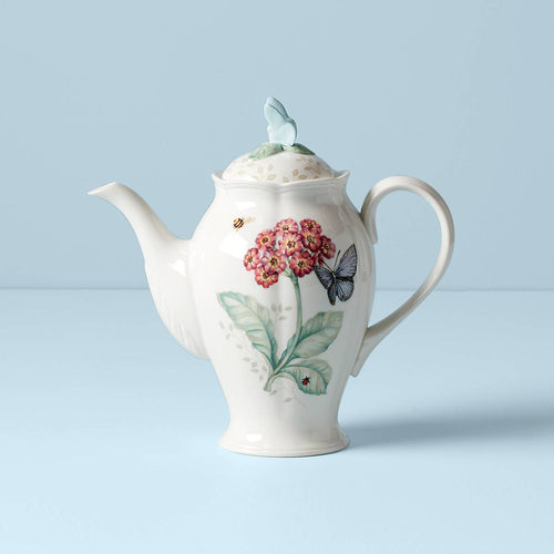 Lenox Butterfly Meadow Tea Kettle Blue